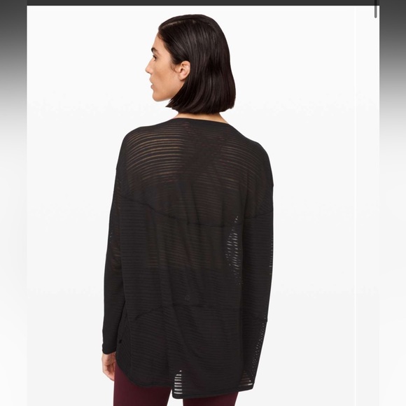 lululemon athletica Tops - Lululemon Back in Action Long Sleeve *Sheer